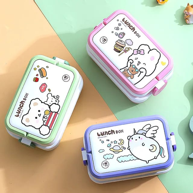 Double Layer Lunch Box لانش بوكس طبقتين