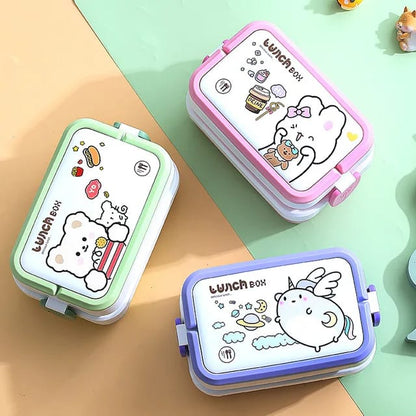 Double Layer Lunch Box لانش بوكس طبقتين